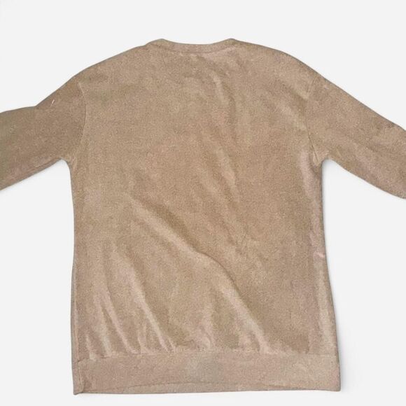 Super Soft Tan Long Sleeve Sweatshirt - Picture 7 of 7